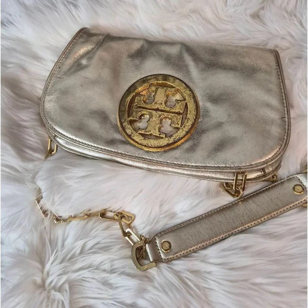 Tory Burch champagne purse